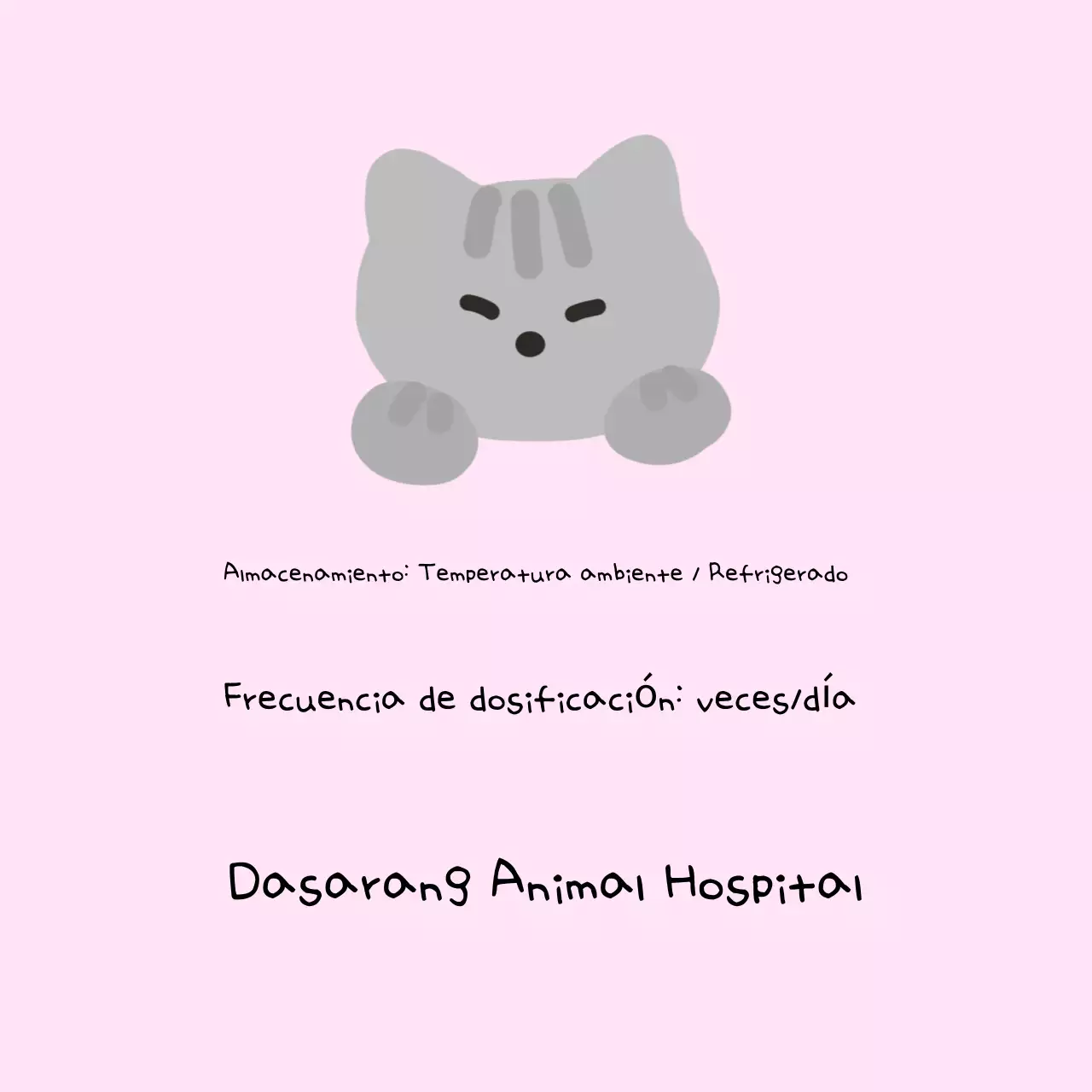 Guía de almacenamiento de Pink Baby