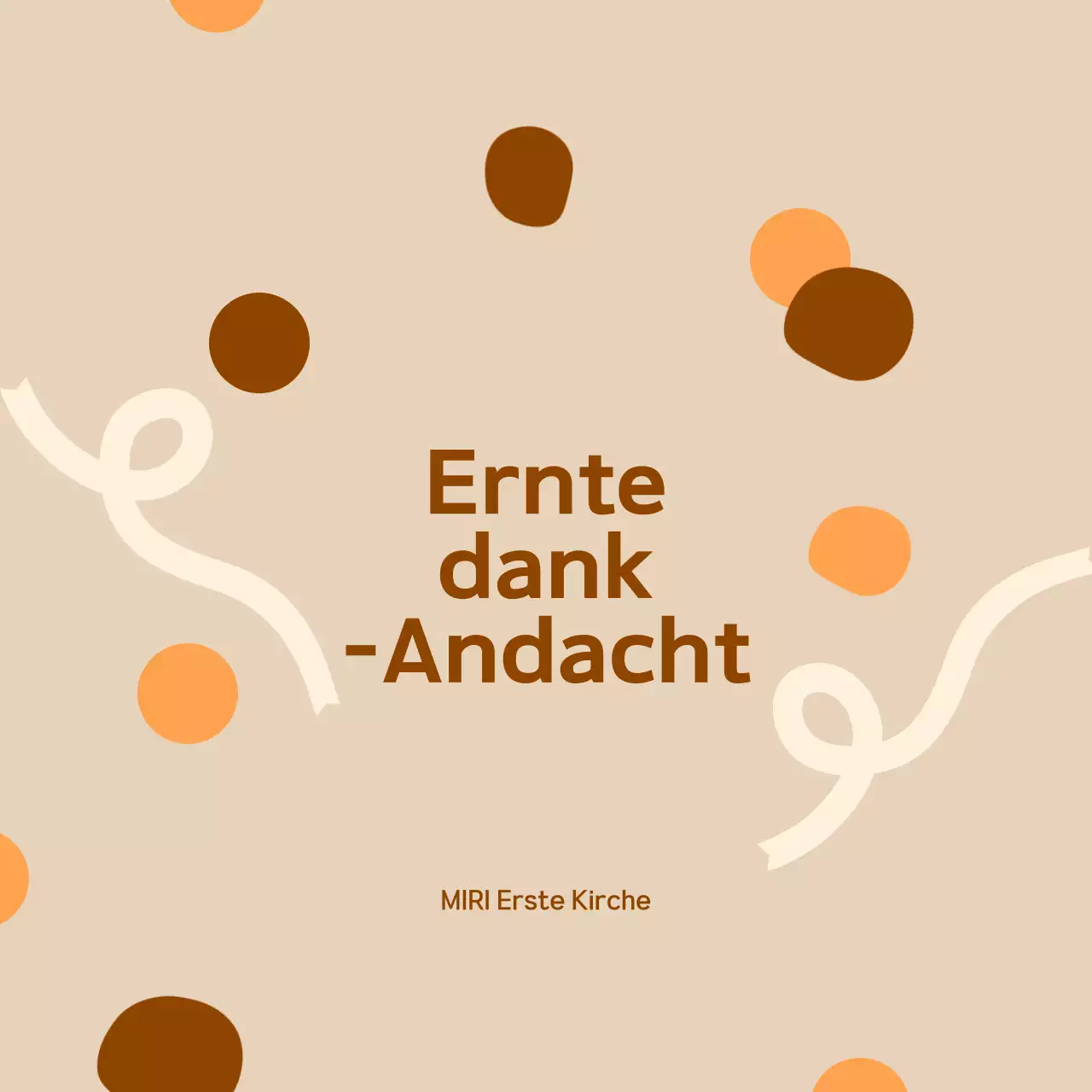 Beige Simple Worship Guide