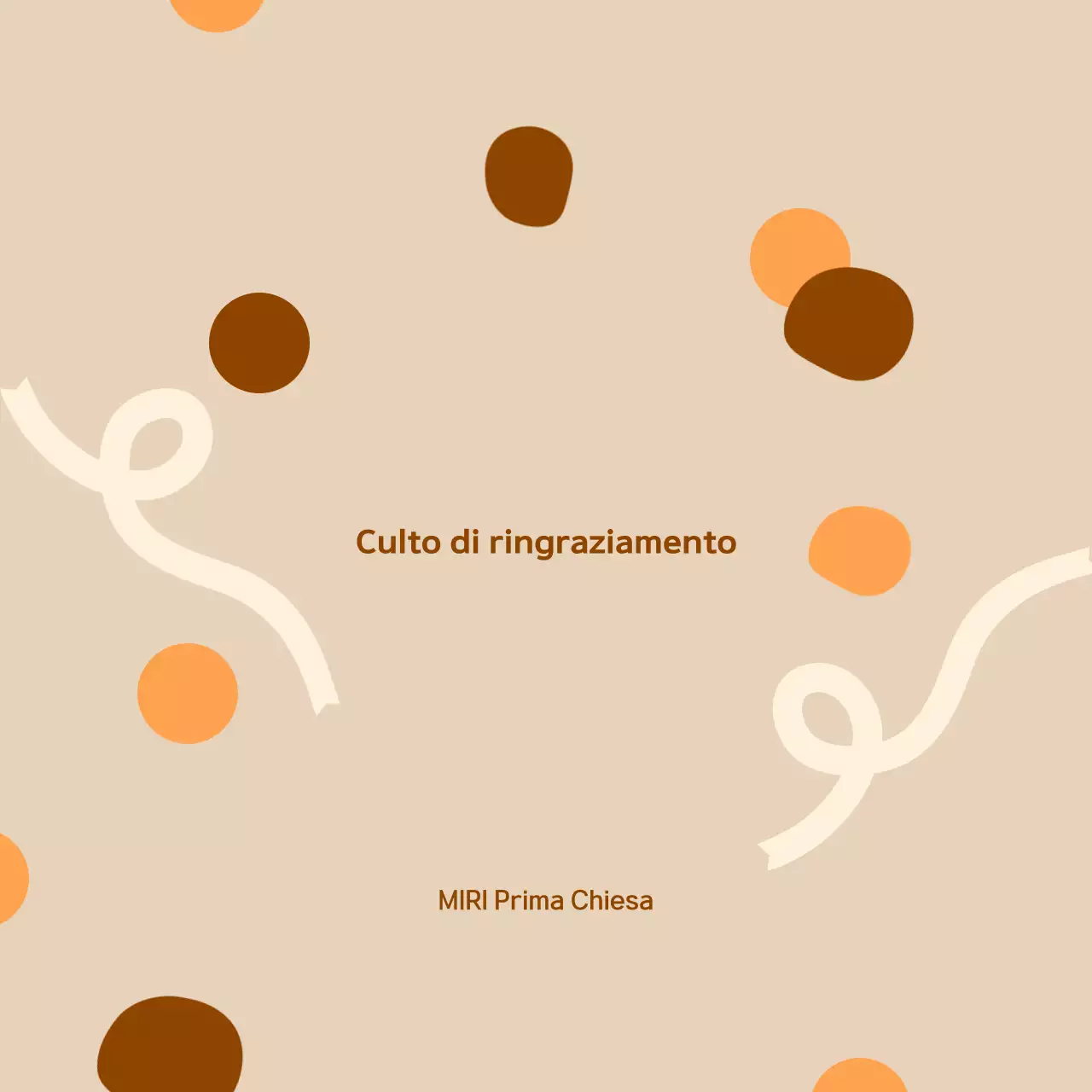 Guida al culto semplice beige