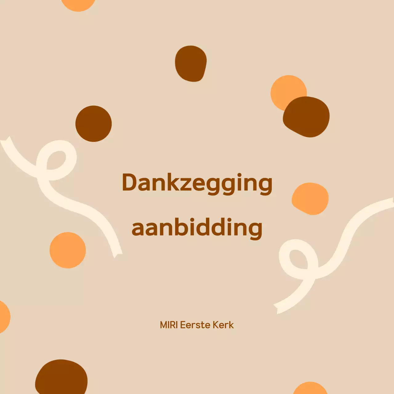 Beige Eenvoudige Aanbiddingsgids