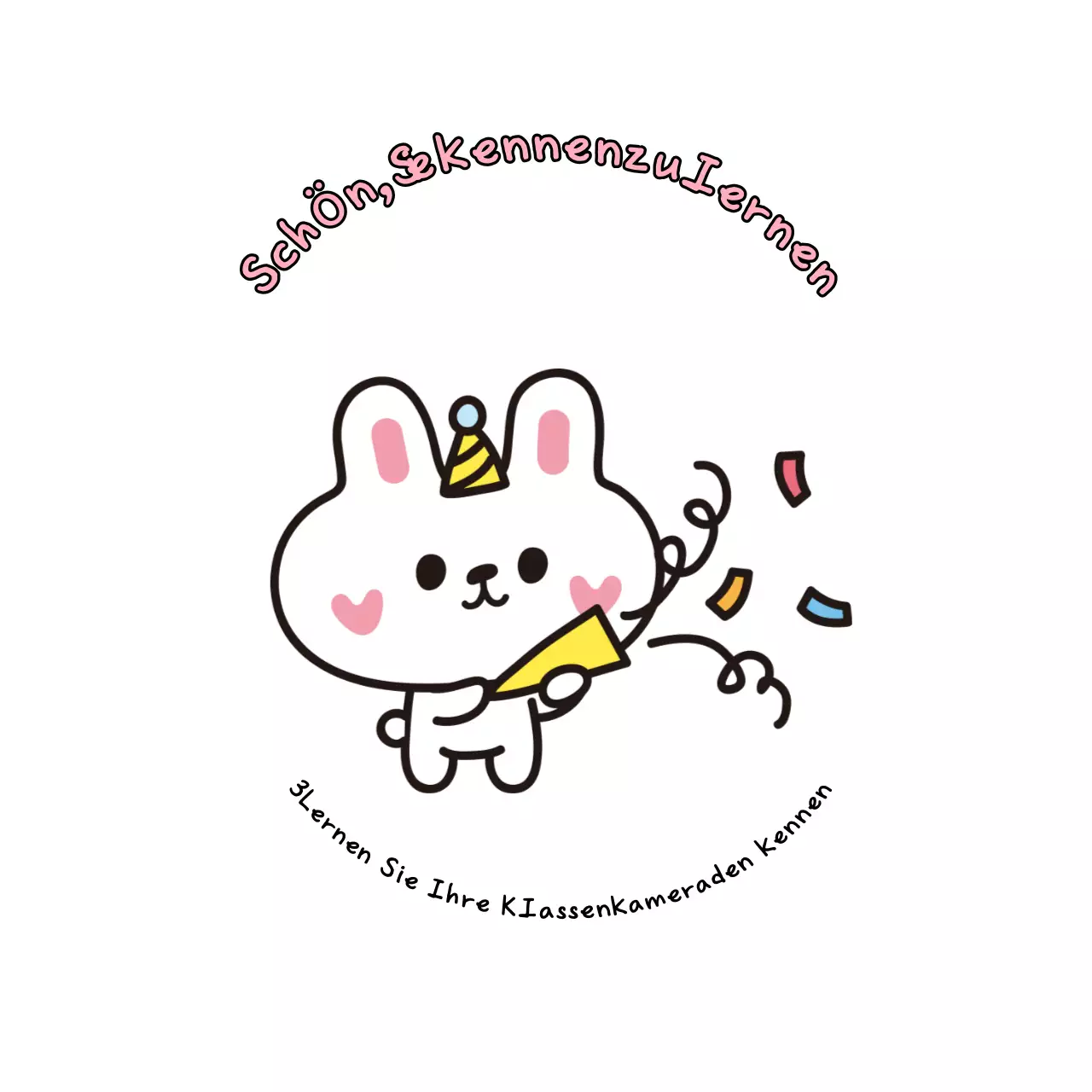 Rosa Baby-Willkommenspostkarte