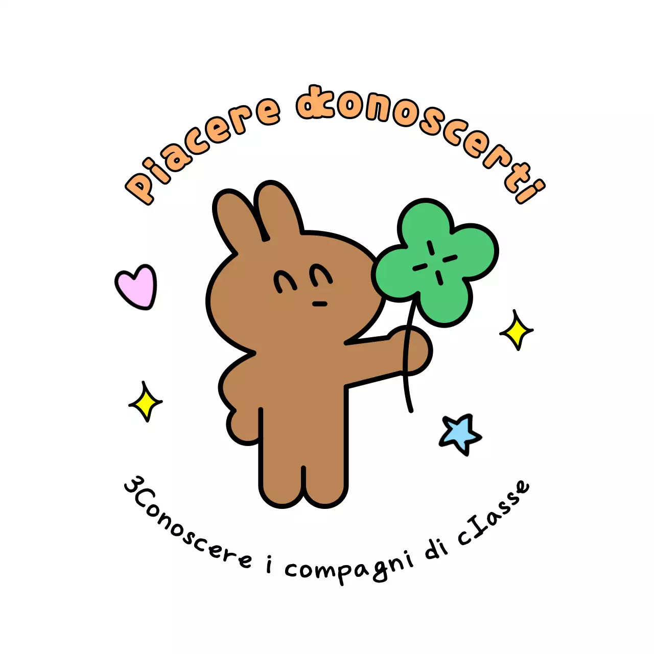 Adesivi con personaggi di bambini verdi