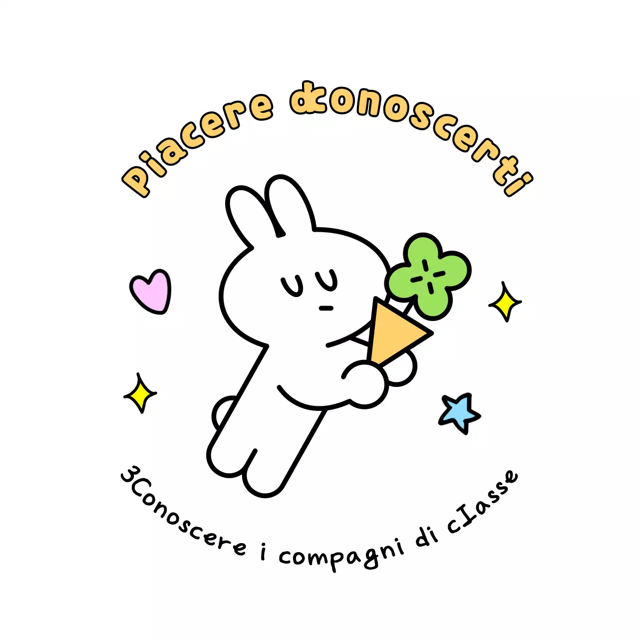 Adesivi con personaggi di bambini verdi