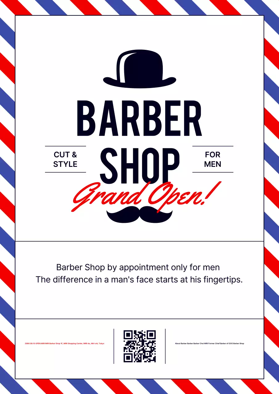 Tiệm cắt tóc nam Blue Vintage mở cửa