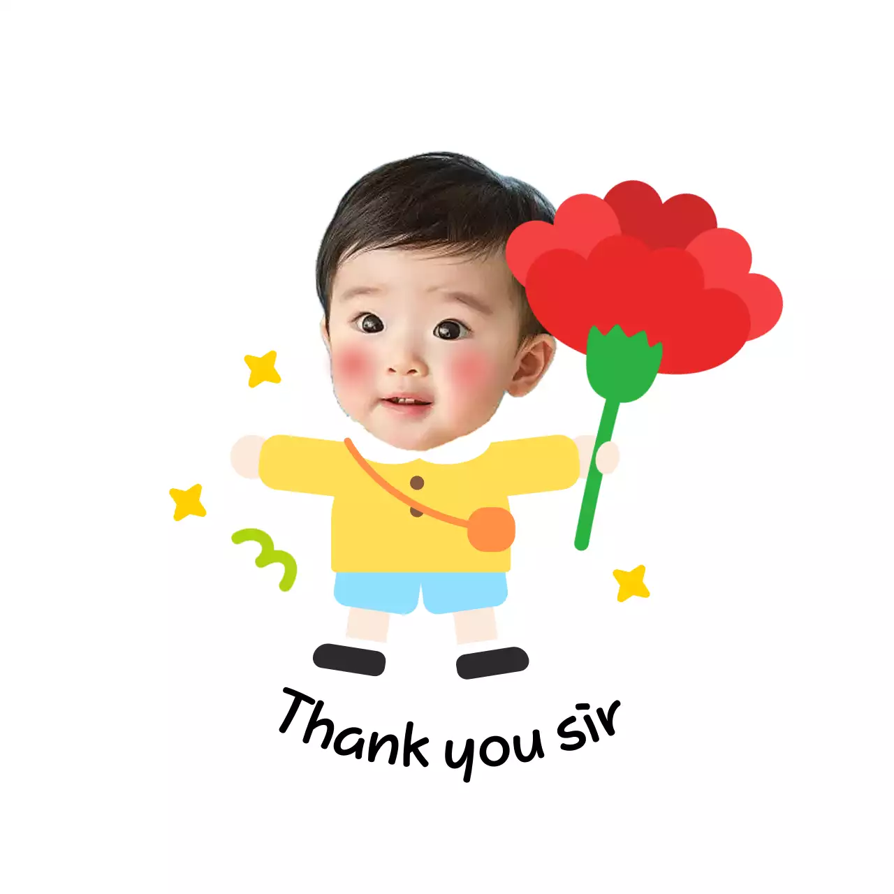 Bayi Merah Terima Kasih Hari Guru