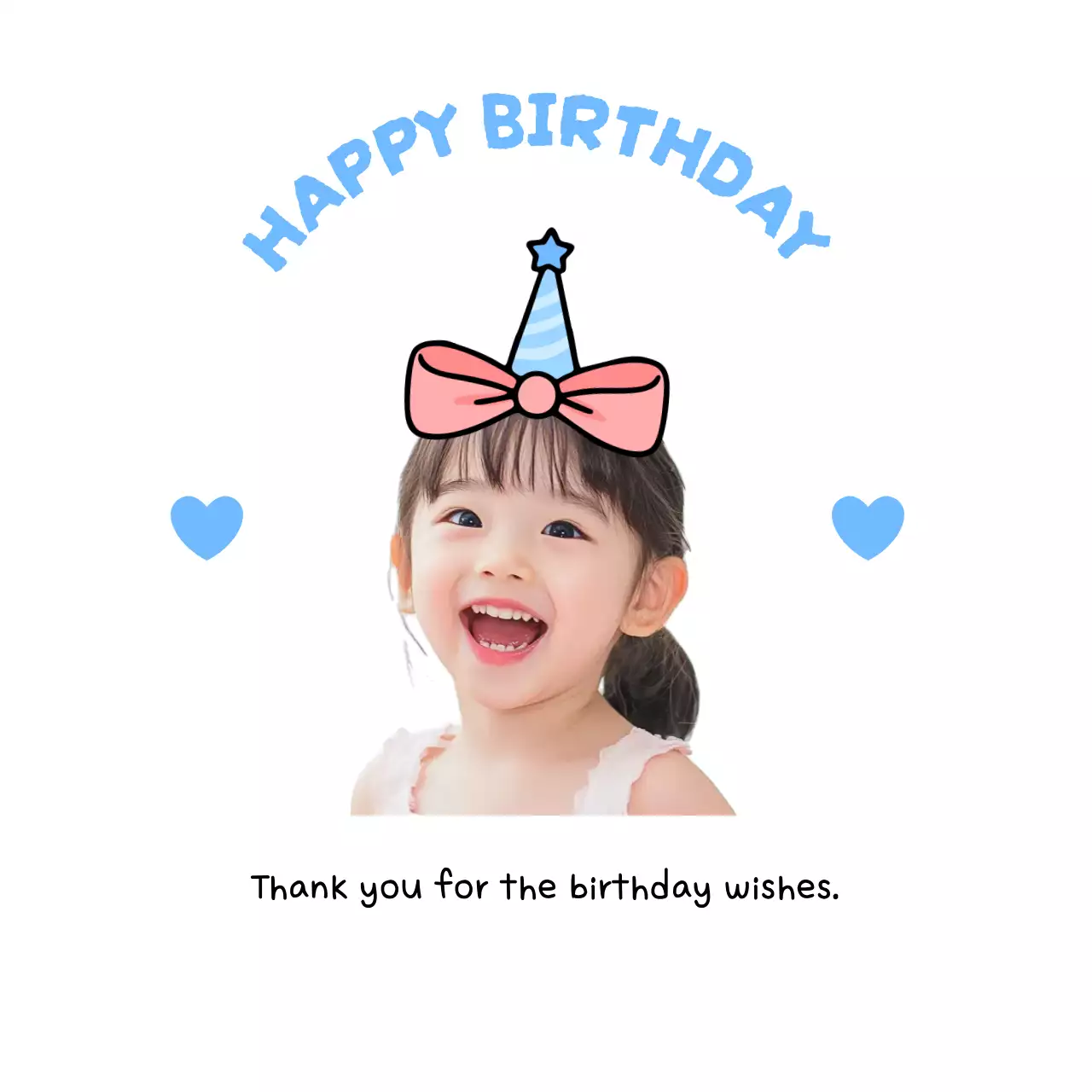 Sky blue baby birthday celebration