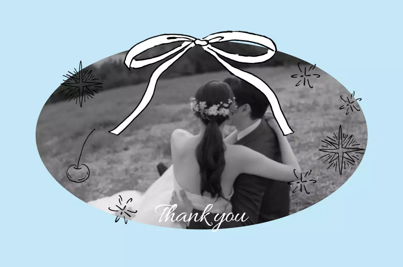 Sky Blue Simple Wedding Favor