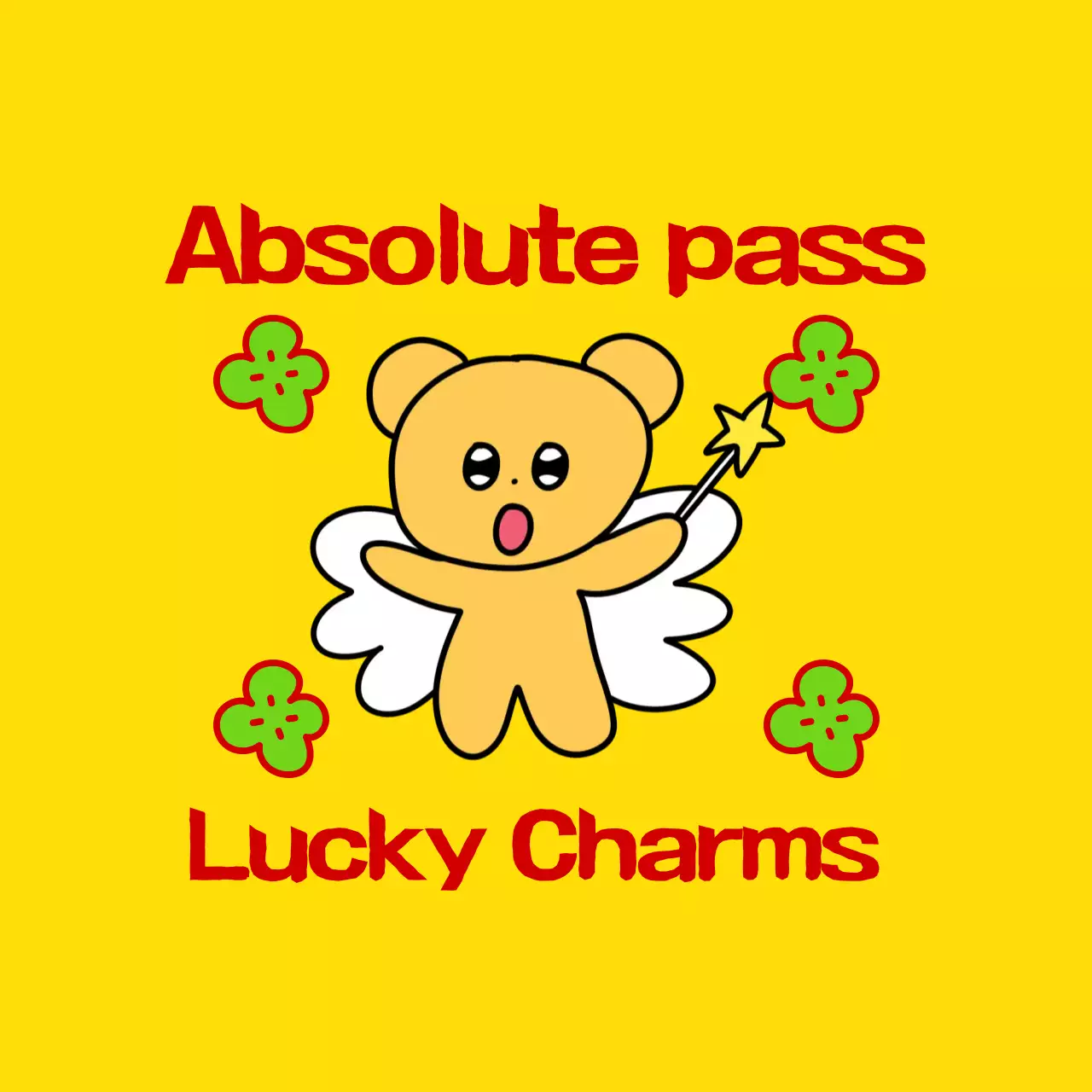 Yellow Kitsch Lucky Meme