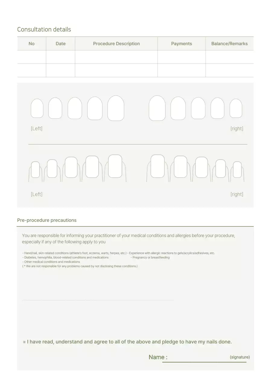 Văn phòng phẩm chăm sóc móng tay đơn giản Ivory