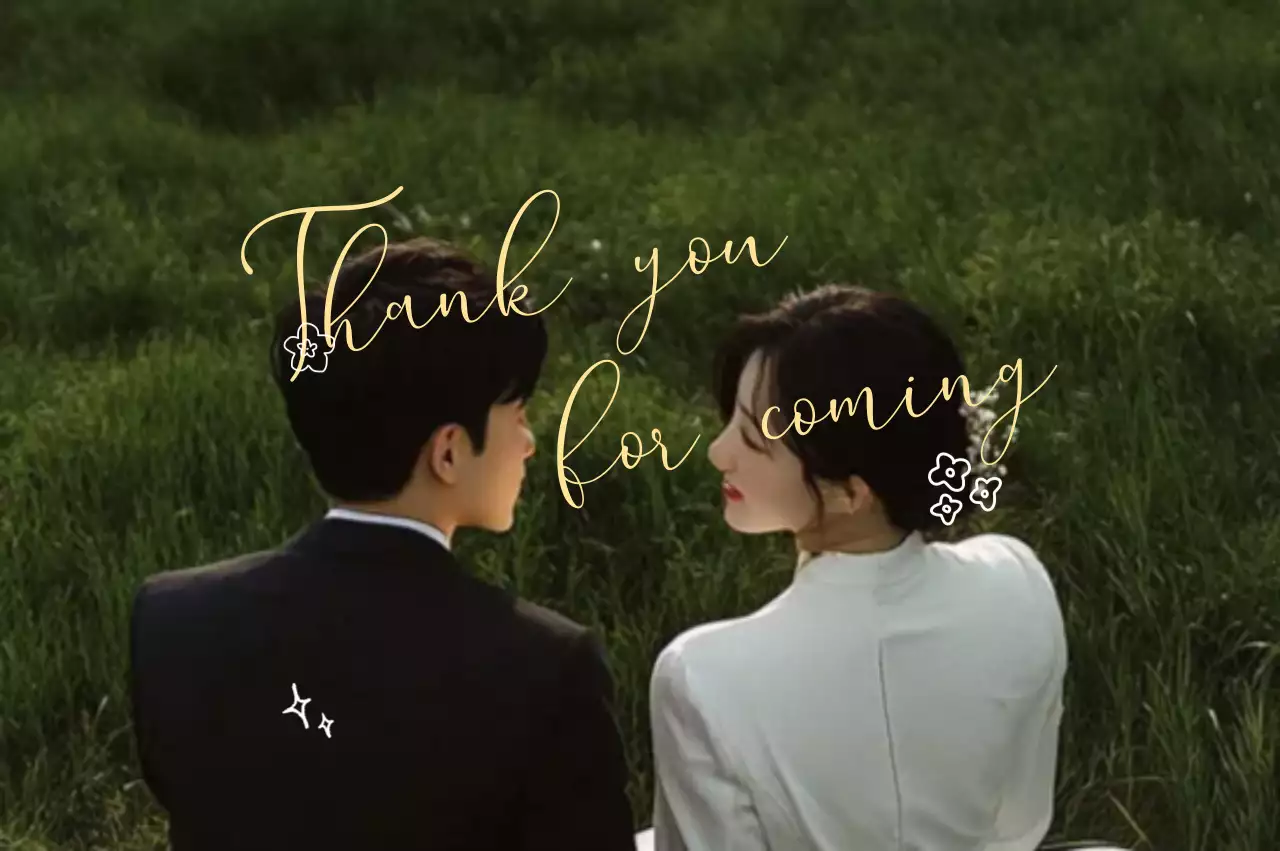 Green Elegant Wedding Invitation