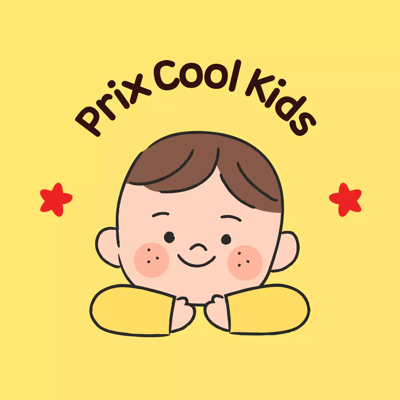 Prix jaune mignon pour la Journée des enfants