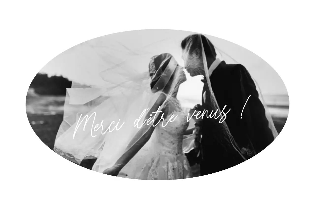 Cadeaux de mariage élégants en noir et blanc