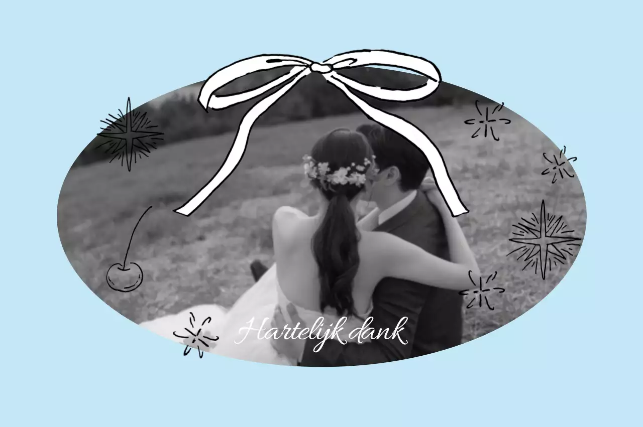 Hemelsblauwe eenvoudige huwelijksgunst