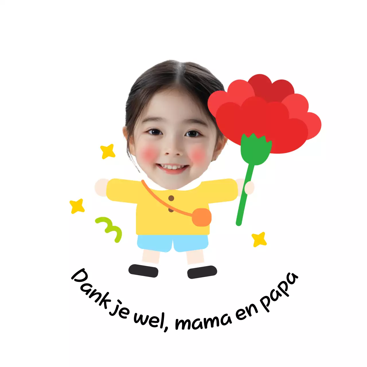 Rode baby viert Ouderendag