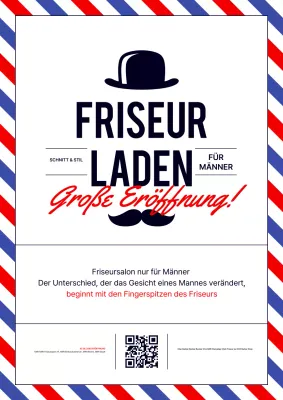 Blue Vintage Herren-Barbershop eröffnet