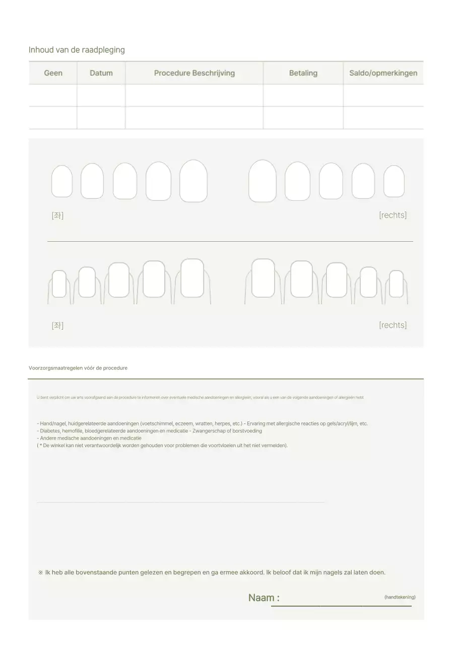 Ivoorkleurige eenvoudige nagelverzorgingsartikelen