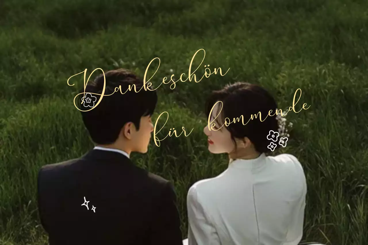 Grüne elegante Hochzeitseinladung