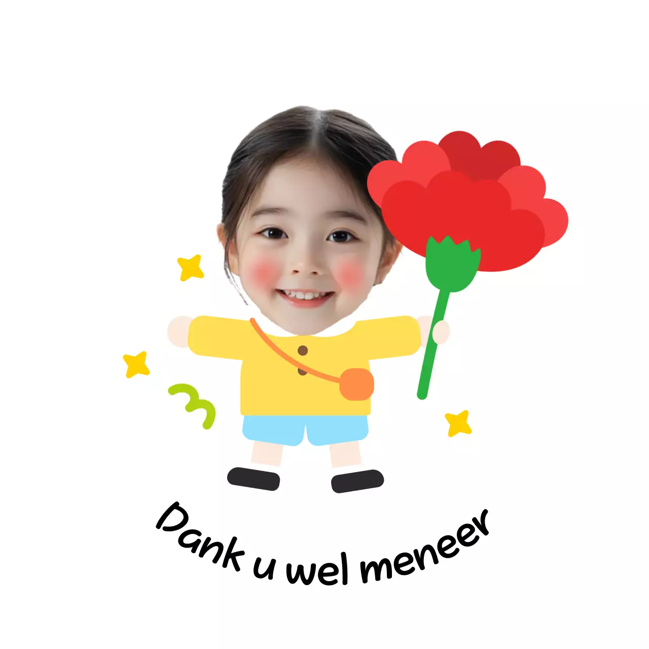 Rode Baby Bedankt Leraar Dag