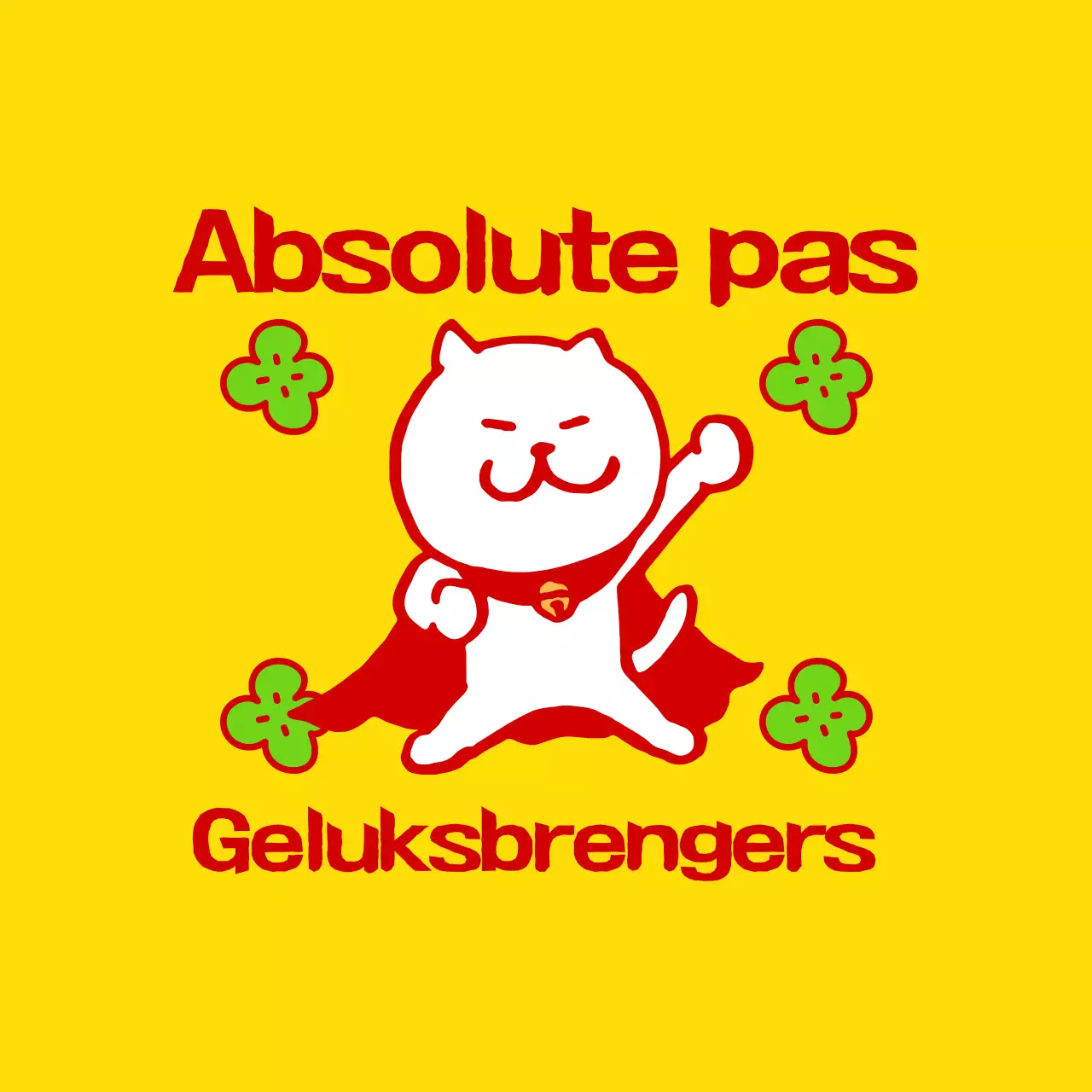 Gele kitsch geluksmeme