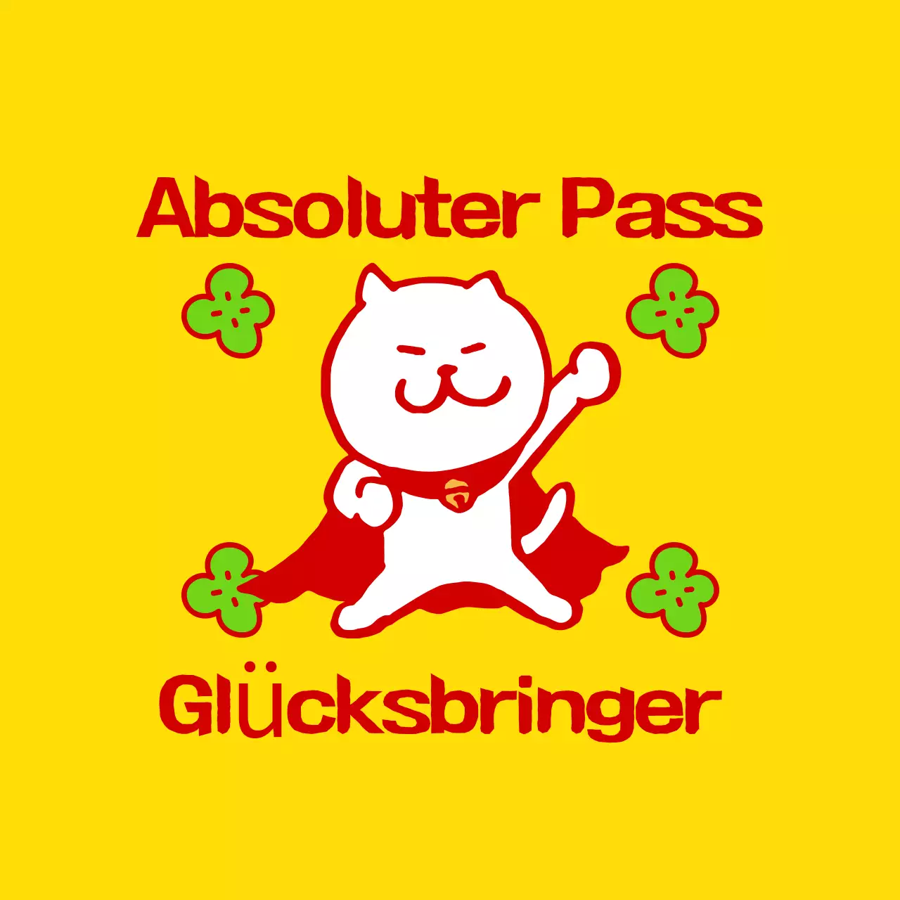 Gelbes Kitsch-Glücksmeme