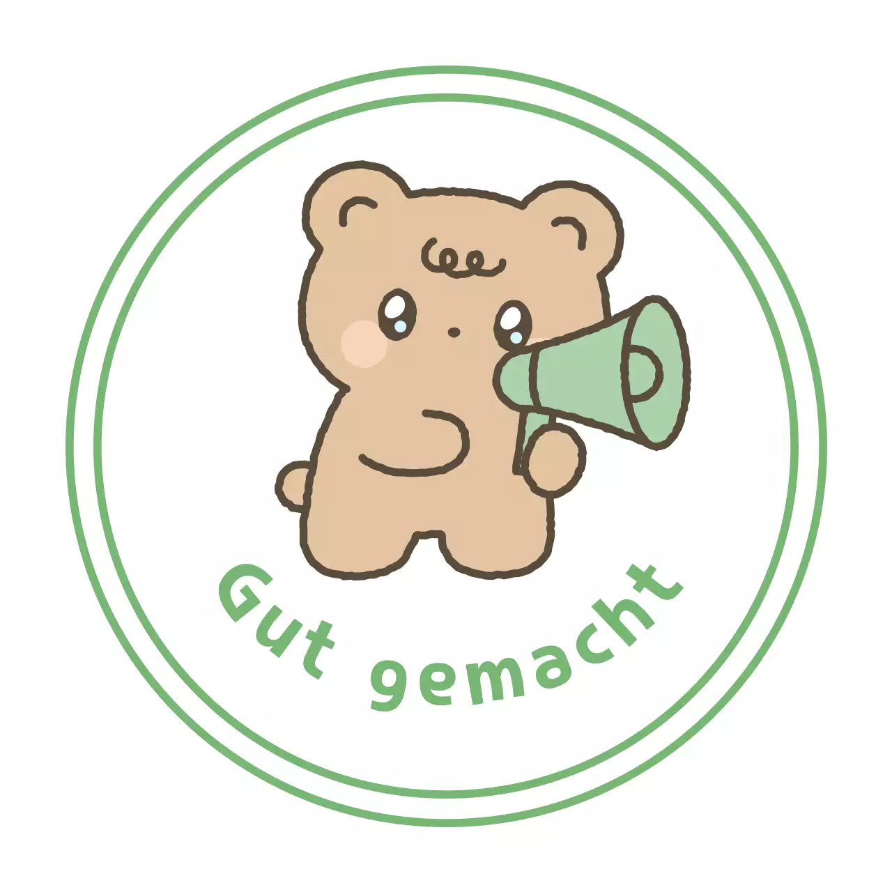 Rosa Baby-Jubelaufkleber