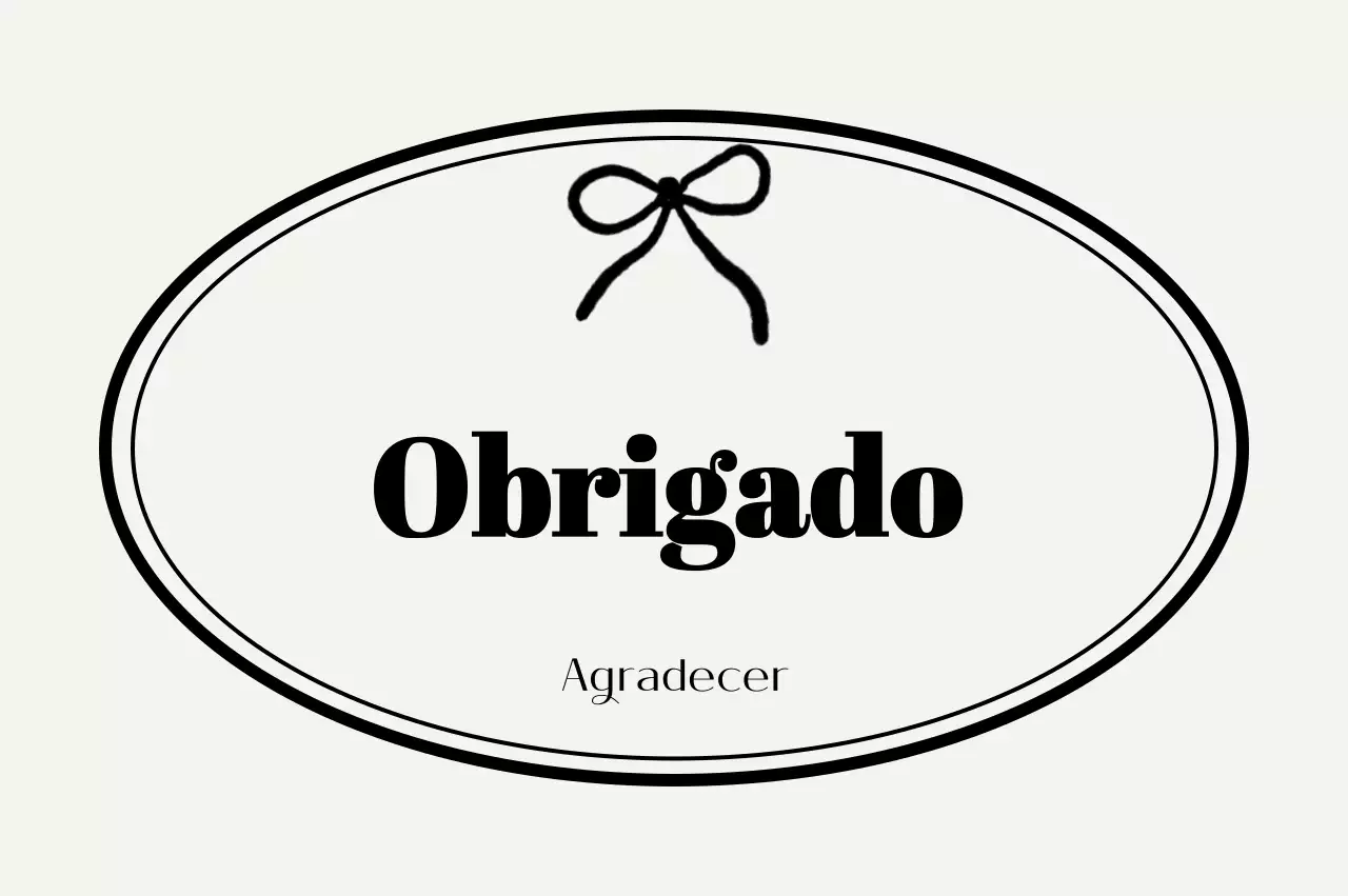 Carta de agradecimento simples em marfim