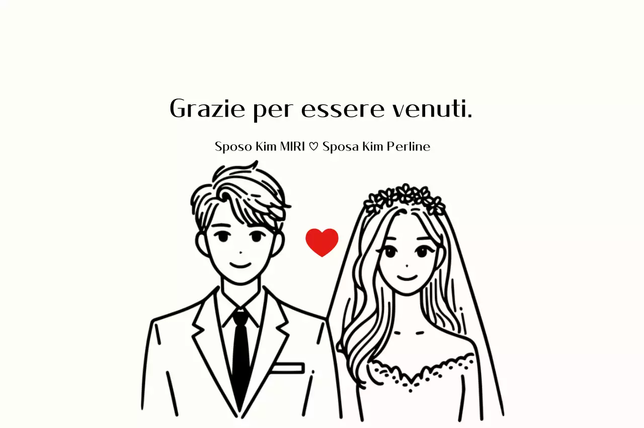 Grazie per il matrimonio semplice in avorio