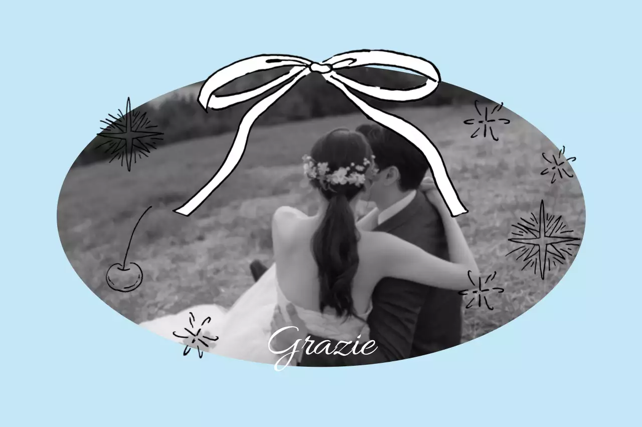 Bomboniera semplice celeste