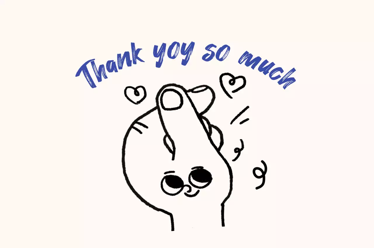 Ivory Simple Thank You Postcard