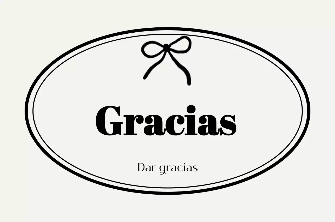 Carta de agradecimiento sencilla en color marfil