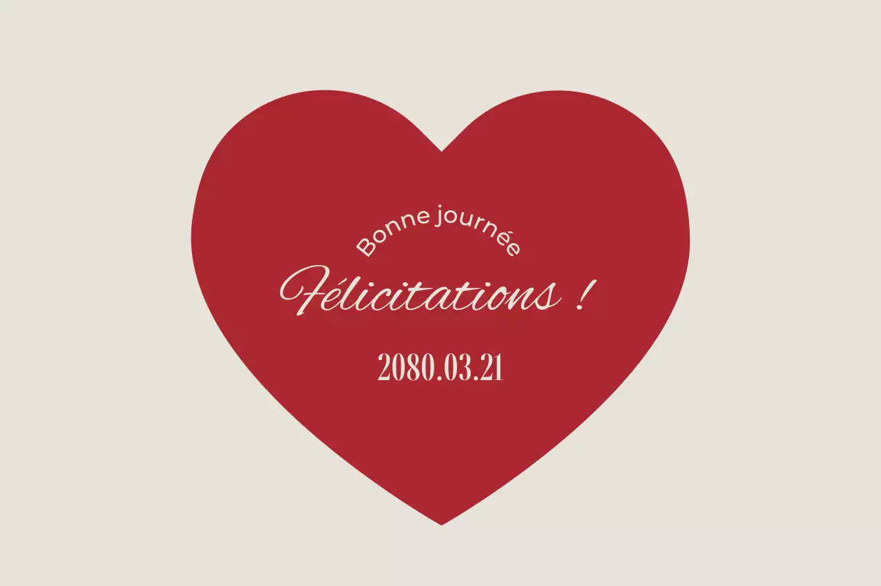 Anniversaire de célébration simple et rouge