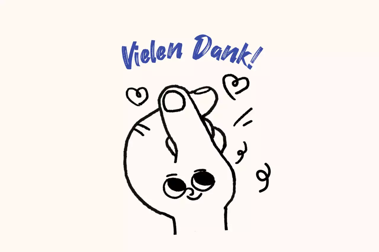 Elfenbeinfarbene einfache Dankeschön-Postkarte