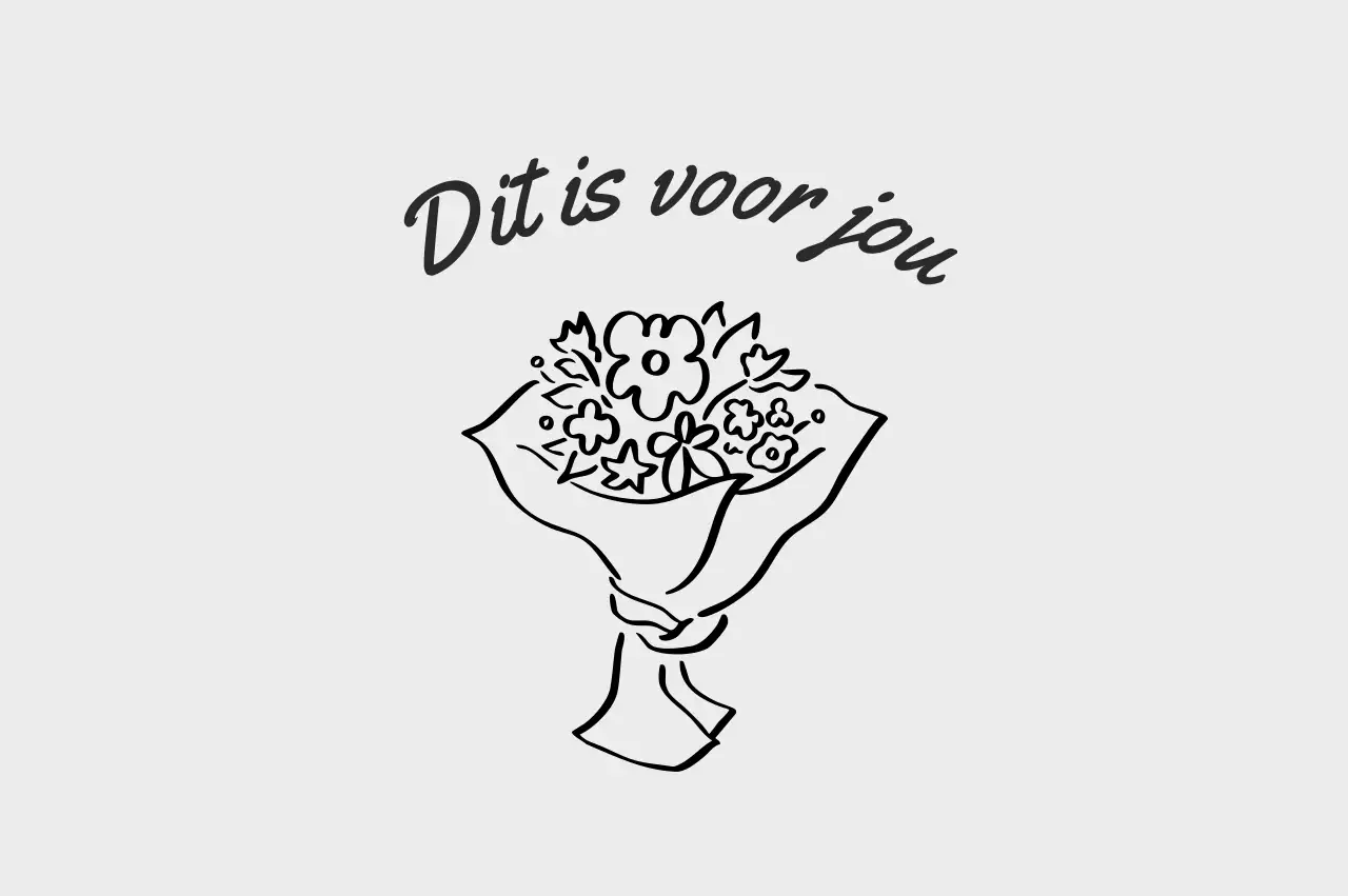 Grijze minimalistische cadeau-ansichtkaart