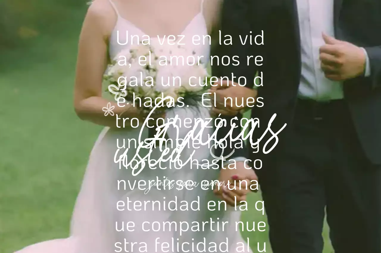 Boda elegante verde gracias