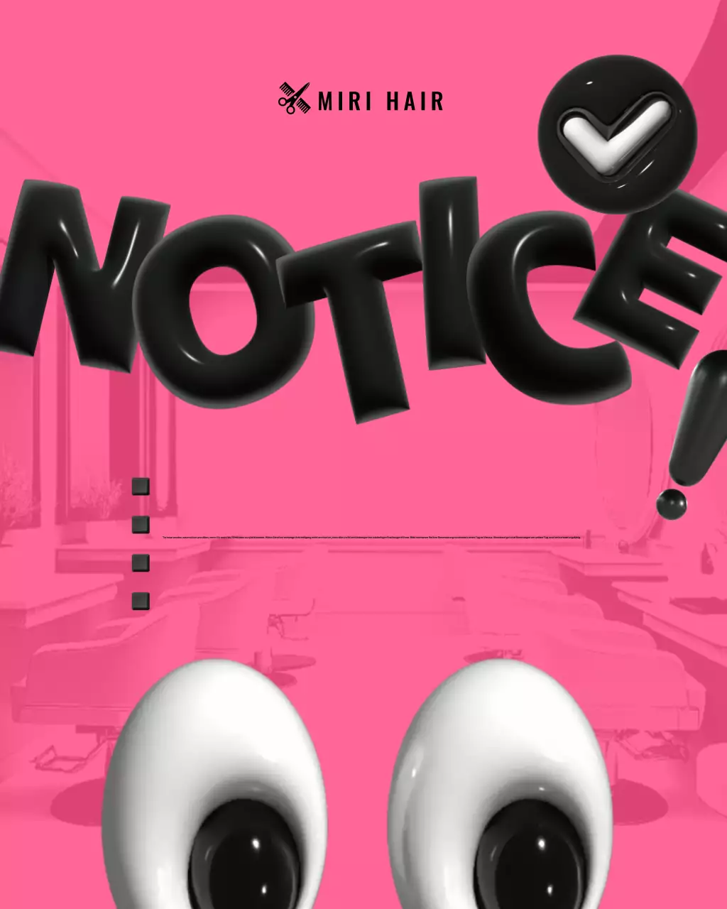 Pink Modern Beauty Salon-Aktion