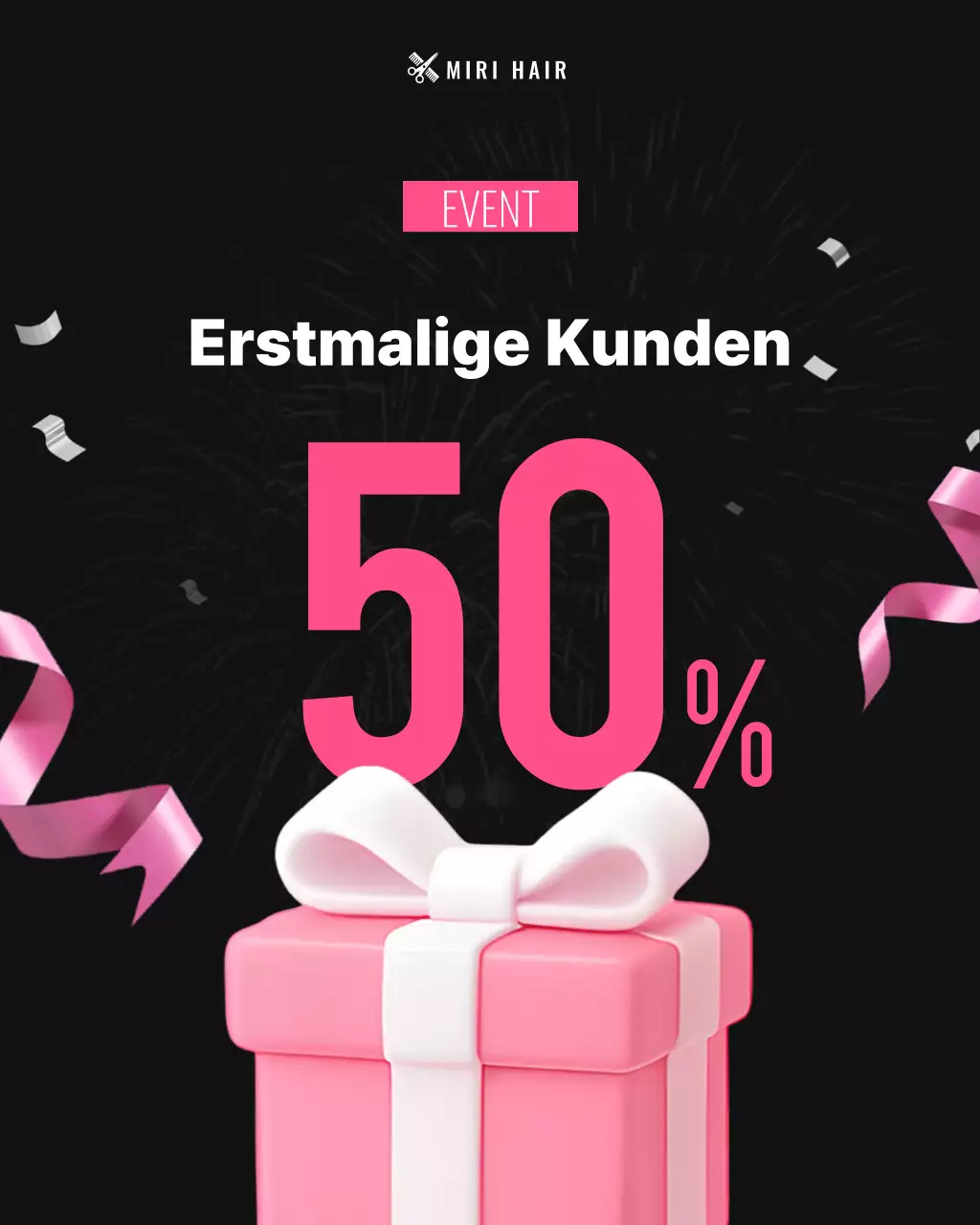 Pink Modern Beauty Salon-Aktion