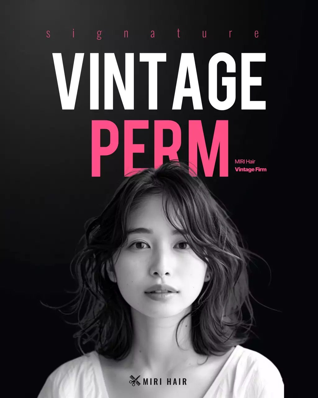 Promotion du salon de beauté moderne rose