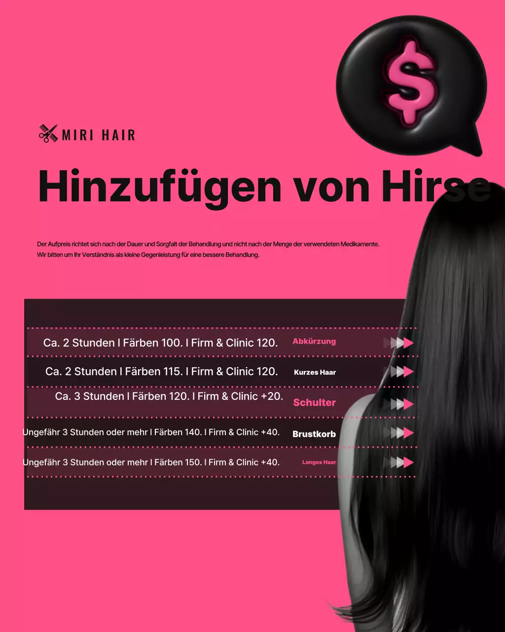 Pink Modern Beauty Salon-Aktion