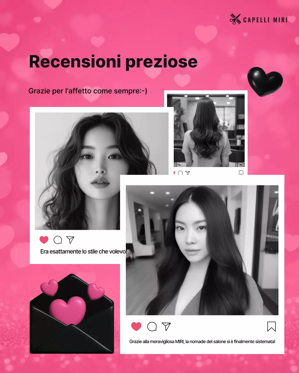 Promozione del salone di bellezza moderno rosa