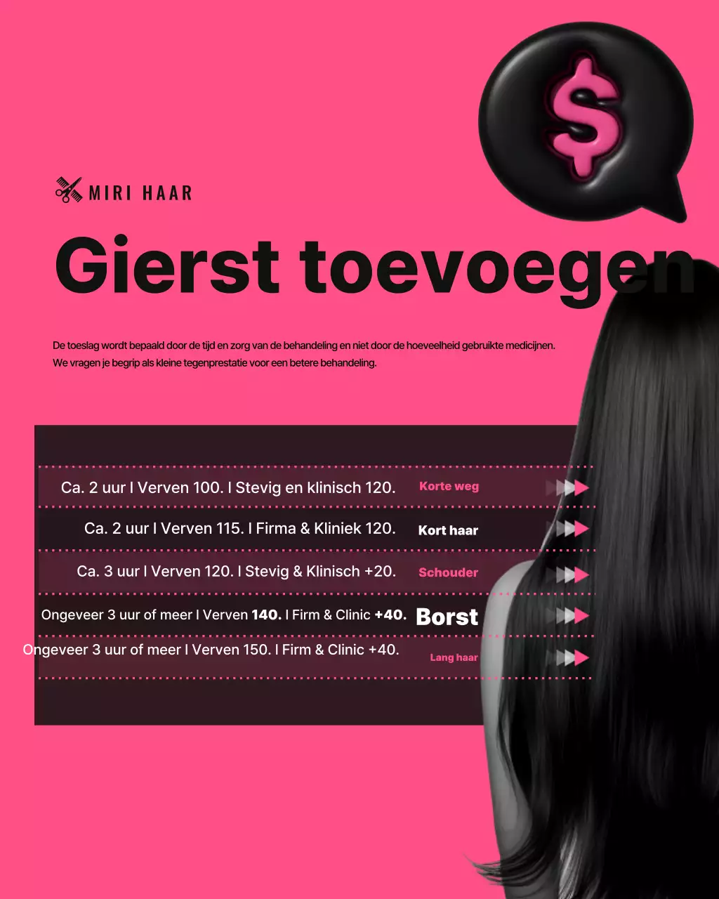 Roze moderne schoonheidssalon promotie