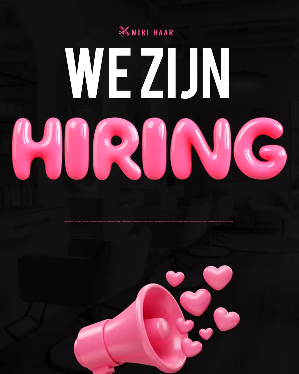 Roze moderne schoonheidssalon promotie