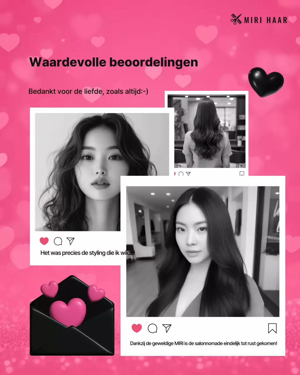 Roze moderne schoonheidssalon promotie