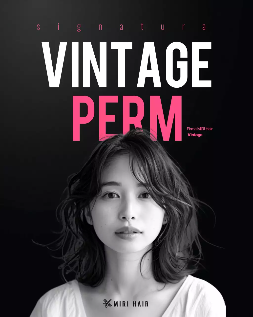 Promoción de salón de belleza moderno rosa