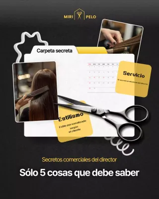 Anuncio de estilo moderno negro