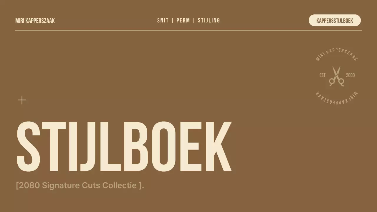 Advertentie voor Brown Neat Stylebook