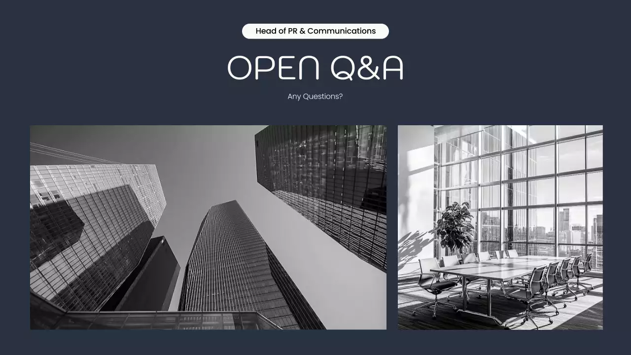 Navy Professional Communication Announcement Presentation