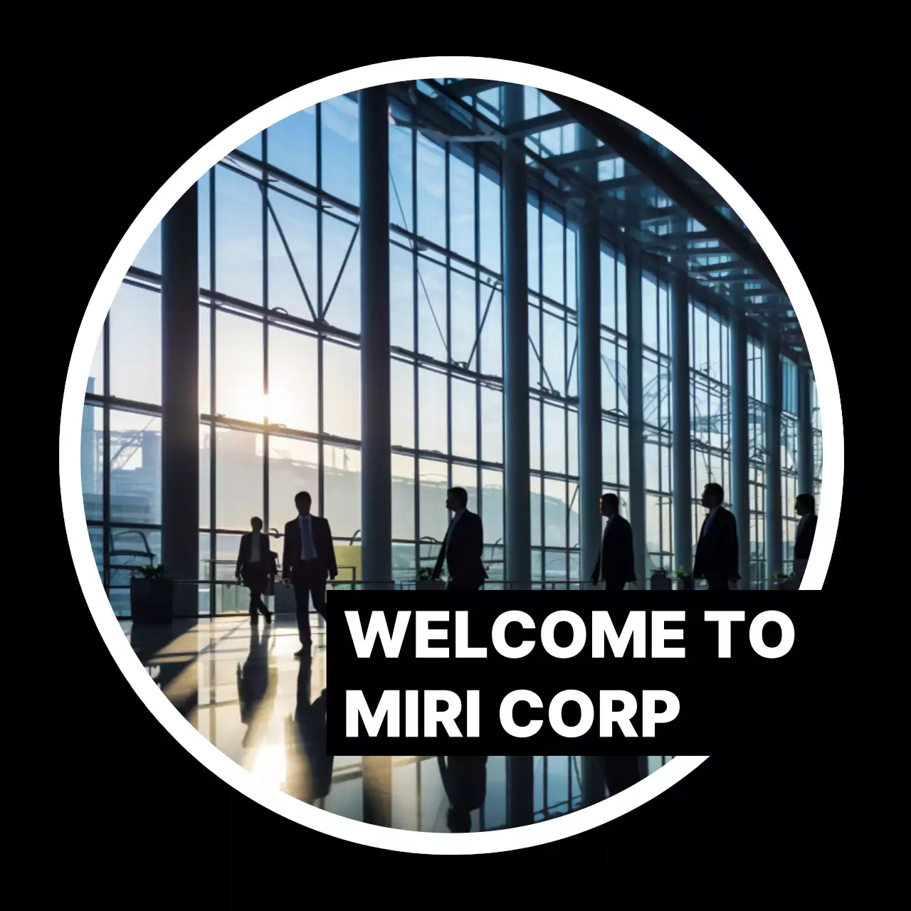 검정 모던 회사소개서 홍보