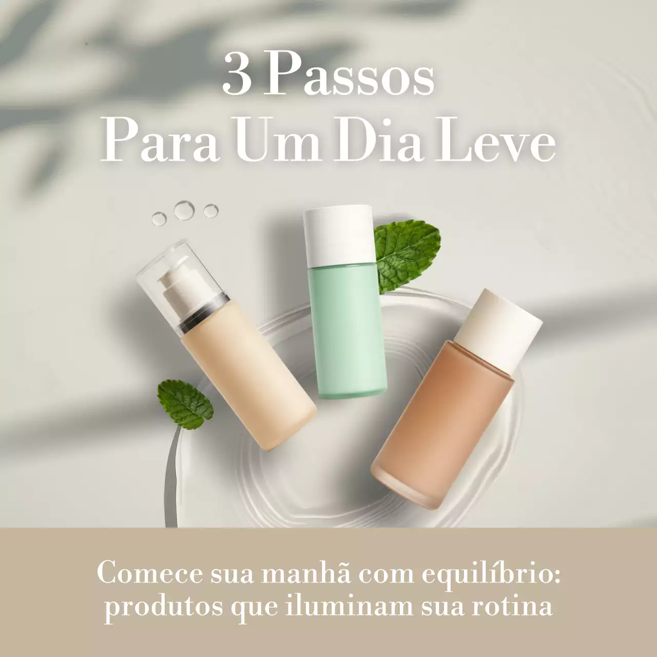 Postagem promocional do Mint Minimal Skincare no Instagram