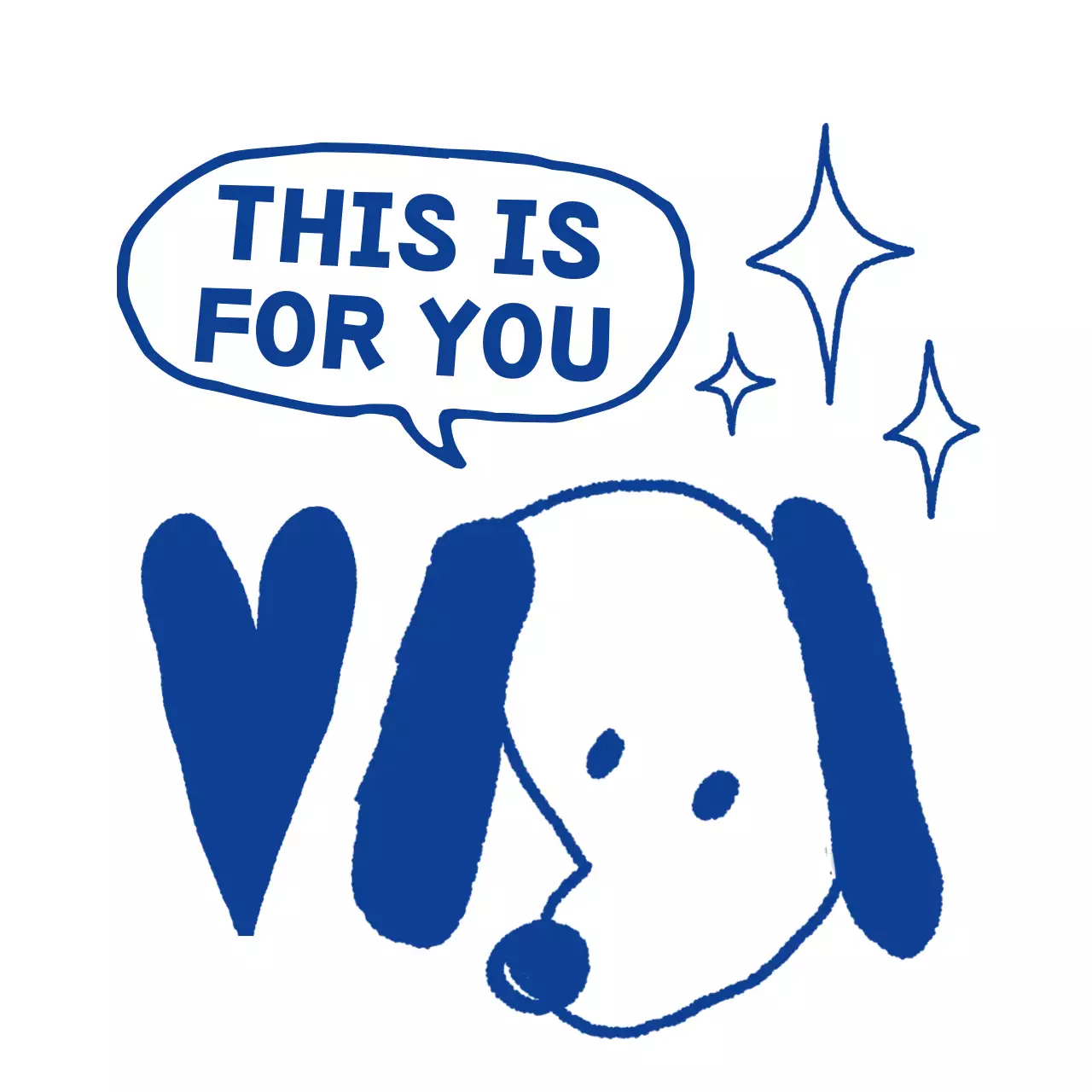 파랑 아기자기한 응원 굿즈