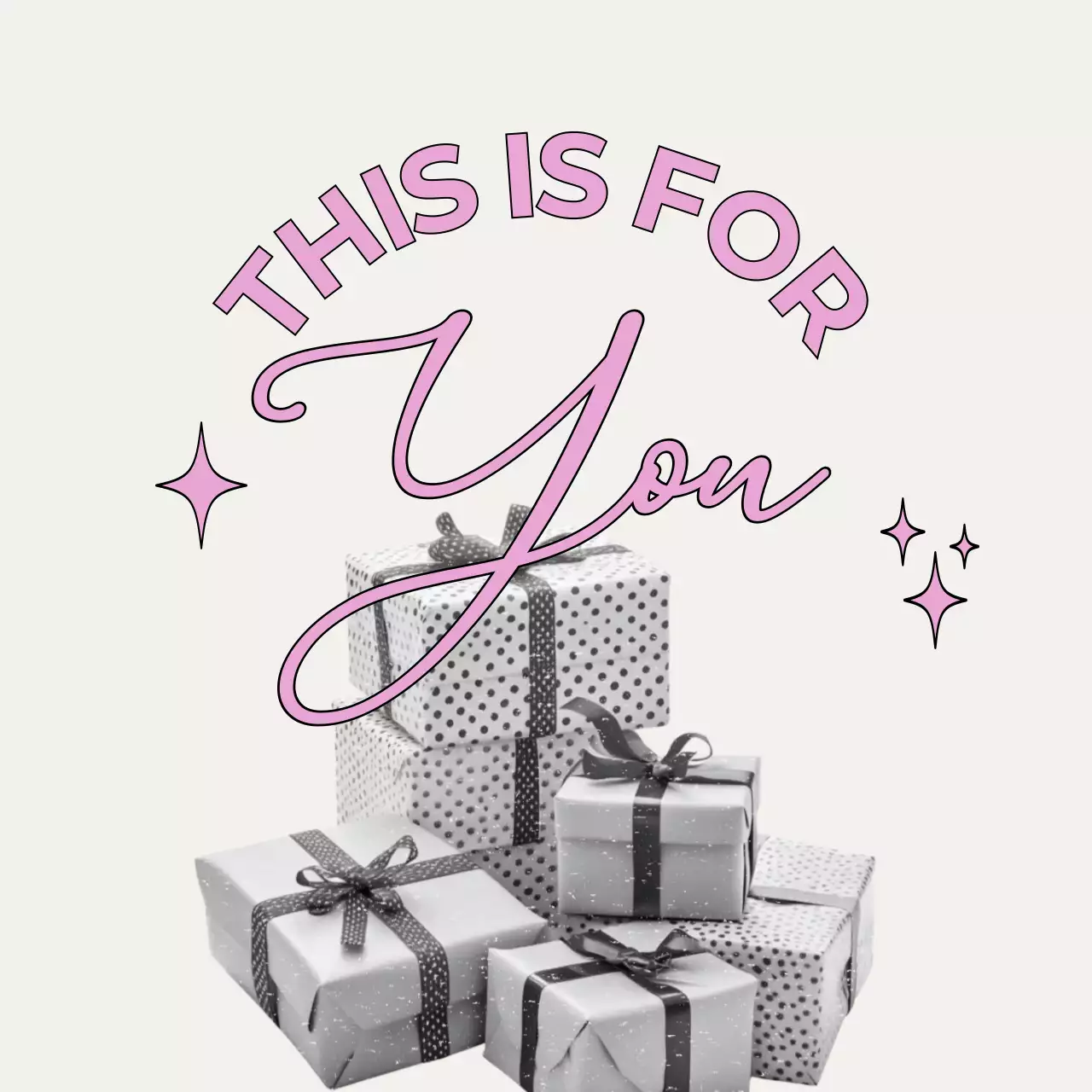 연보라 심플 선물 홍보